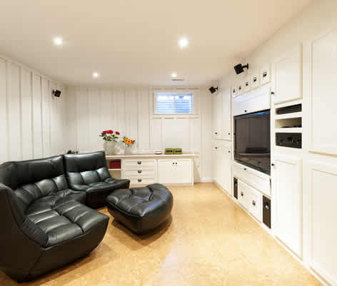Get your basement finished or remodeled by Cornerstone Remodeling.